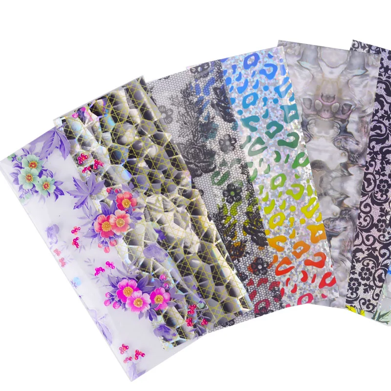 YWK 10 Sheets Nail Art Transfer Foil Floral Serial Sexy Black Lace Leopard Pattern Nail Sticker Foil Material DIY Decorations
YWK 10 Sheets Nail Art Transfer Foil Floral Serial Sexy Black Lace Leopard Pattern Nail Sticker Foil Material DIY Decorations