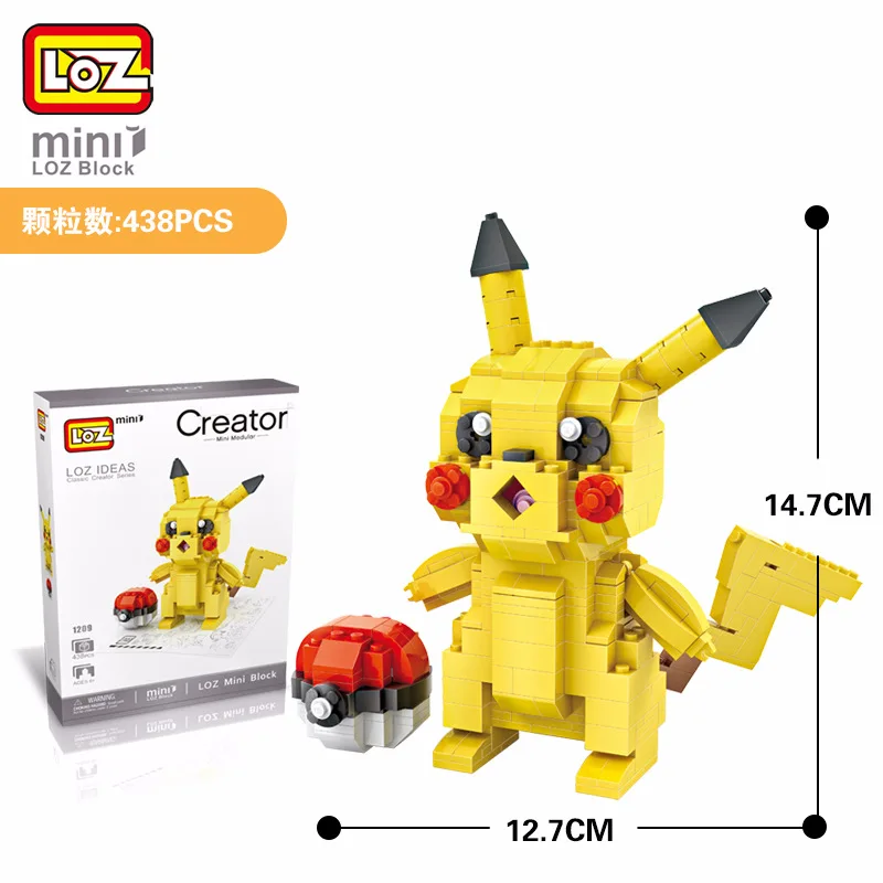 Pikachu Mini Blocs Animaux Figure Anime Figurines Jouets Educatifs Pour Enfants Modele de Batiment Kits Modele D'assemblage
Pikachu Mini Blocs Animaux Figure Anime Figurines Jouets Educatifs Pour Enfants Modele de Batiment Kits Modele D'assemblage