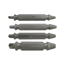 4pcs/set Drill Bit Double Side Damaged Screw Extractor Step Drill Bit Guide Set Broken Damaged Drill Remover Screw Extractor
4pcs/set Drill Bit Double Side Damaged Screw Extractor Step Drill Bit Guide Set Broken Damaged Drill Remover Screw Extractor