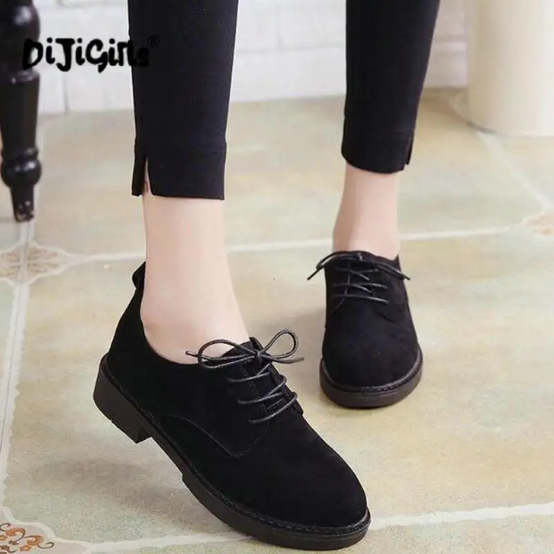 autumn Shoes Women Casual lace-up Black Oxford Shoes Women Flats Comfortable Slip on Women Shoes Mujer Plus size 35-40
autumn Shoes Women Casual lace-up Black Oxford Shoes Women Flats Comfortable Slip on Women Shoes Mujer Plus size 35-40