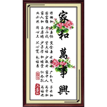 Everlasting Love Christmas Harmonious Family Will Be prosperous(8) Ecological Cotton Chinese Cross Stitch Kits Sales Promotion
Everlasting Love Christmas Harmonious Family Will Be prosperous(8) Ecological Cotton Chinese Cross Stitch Kits Sales Promotion