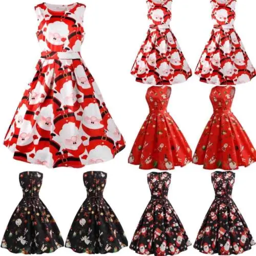 2019 Hot Christmas Women ball gown Dress cartoon Santa Claus Deer Christmas pattern party Dress for new year
2019 Hot Christmas Women ball gown Dress cartoon Santa Claus Deer Christmas pattern party Dress for new year