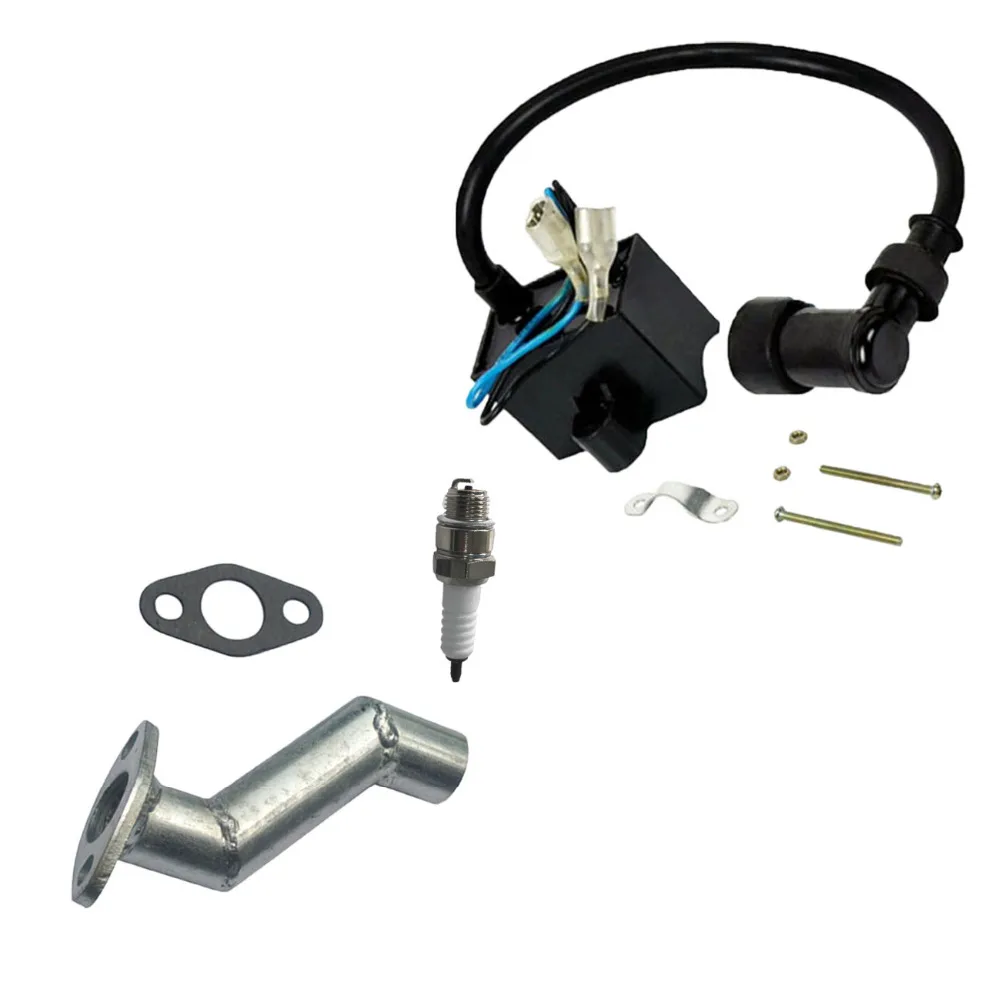 Intake Manifold& Ignition Coil Module&Spark Plug Fit 49cc 66cc 80cc Motorized Bicycle Bike
Intake Manifold& Ignition Coil Module&Spark Plug Fit 49cc 66cc 80cc Motorized Bicycle Bike