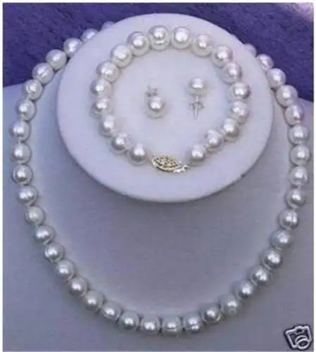 Fashion natural 7-8 mm white pearl necklace bracelet earrings set ^^^@^Noble style Natural Fine jewe FREE SHIPPING
Fashion natural 7-8 mm white pearl necklace bracelet earrings set ^^^@^Noble style Natural Fine jewe FREE SHIPPING