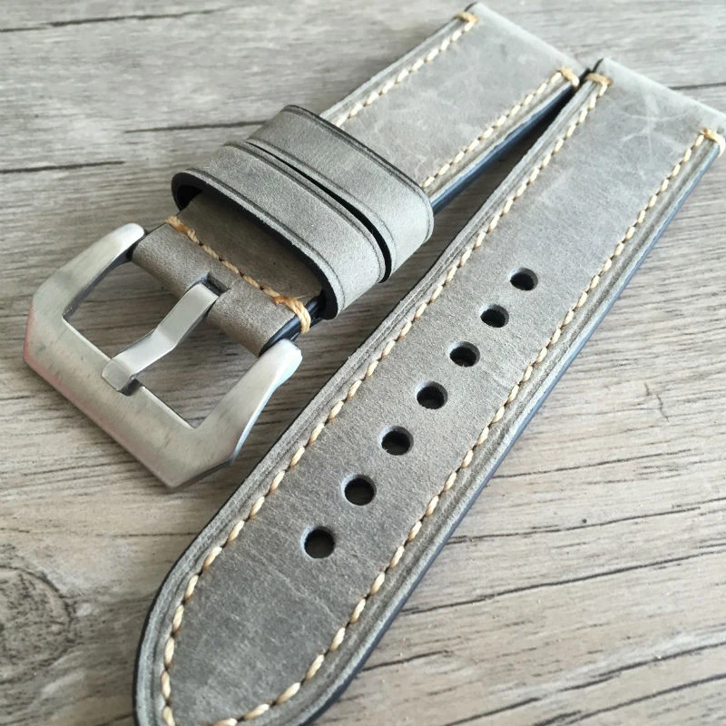 Genuine Leather Watch Band Strap 20mm 22mm 24mm 26mm Men Thick Watchbands Bracelet Belt With Metal Buckle For Panerai Watch
Genuine Leather Watch Band Strap 20mm 22mm 24mm 26mm Men Thick Watchbands Bracelet Belt With Metal Buckle For Panerai Watch