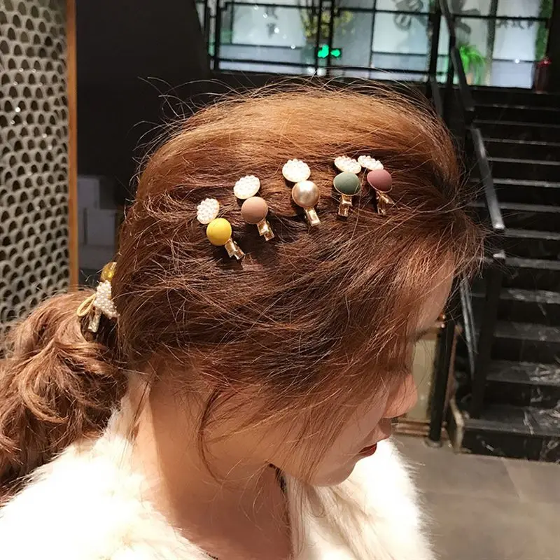 New Arrival Candy Color Hair Clips for Girls Korean Style Women Hairpins Imitation Pearls Barrettes ozdoby do wlosow
New Arrival Candy Color Hair Clips for Girls Korean Style Women Hairpins Imitation Pearls Barrettes ozdoby do wlosow
