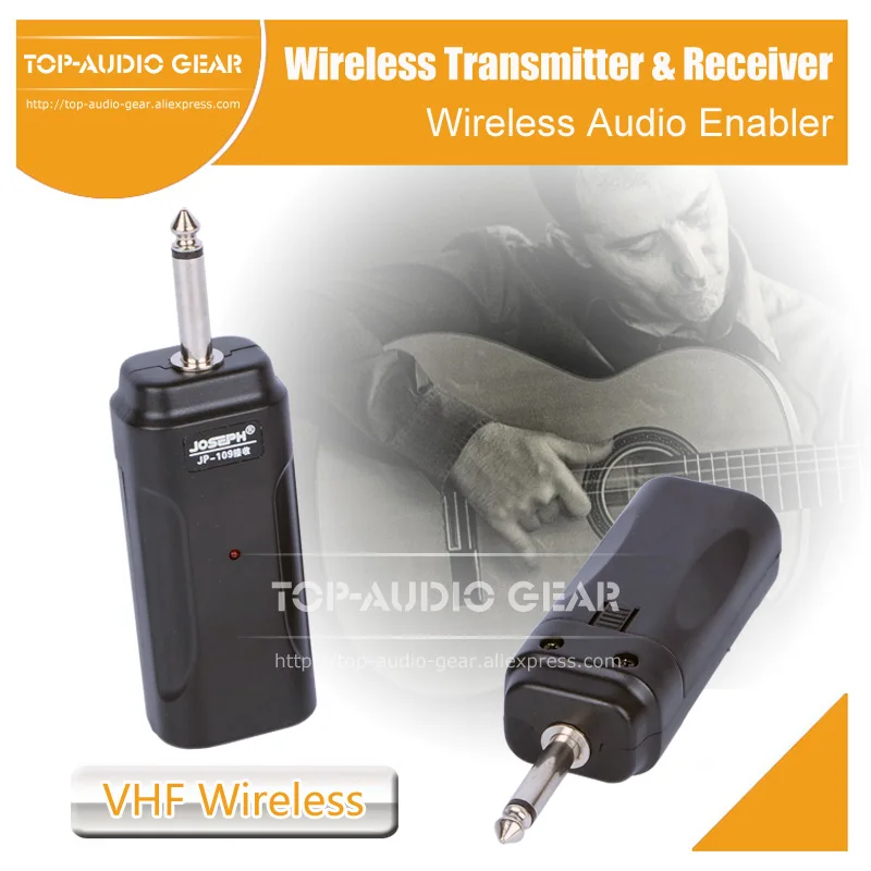 Free Shipping Electric Guitar Bass Musical Instrument Microphone Audio Sound Input Output Wireless Transmitter Receiver System
Free Shipping Electric Guitar Bass Musical Instrument Microphone Audio Sound Input Output Wireless Transmitter Receiver System