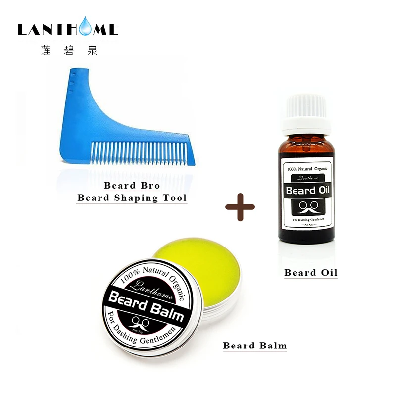 Natural Organic Beard Growth Oil Moustache Wax Balm Trimmer Comb bro beard shaping Moisturizing modeling tools for gentleman
Natural Organic Beard Growth Oil Moustache Wax Balm Trimmer Comb bro beard shaping Moisturizing modeling tools for gentleman
