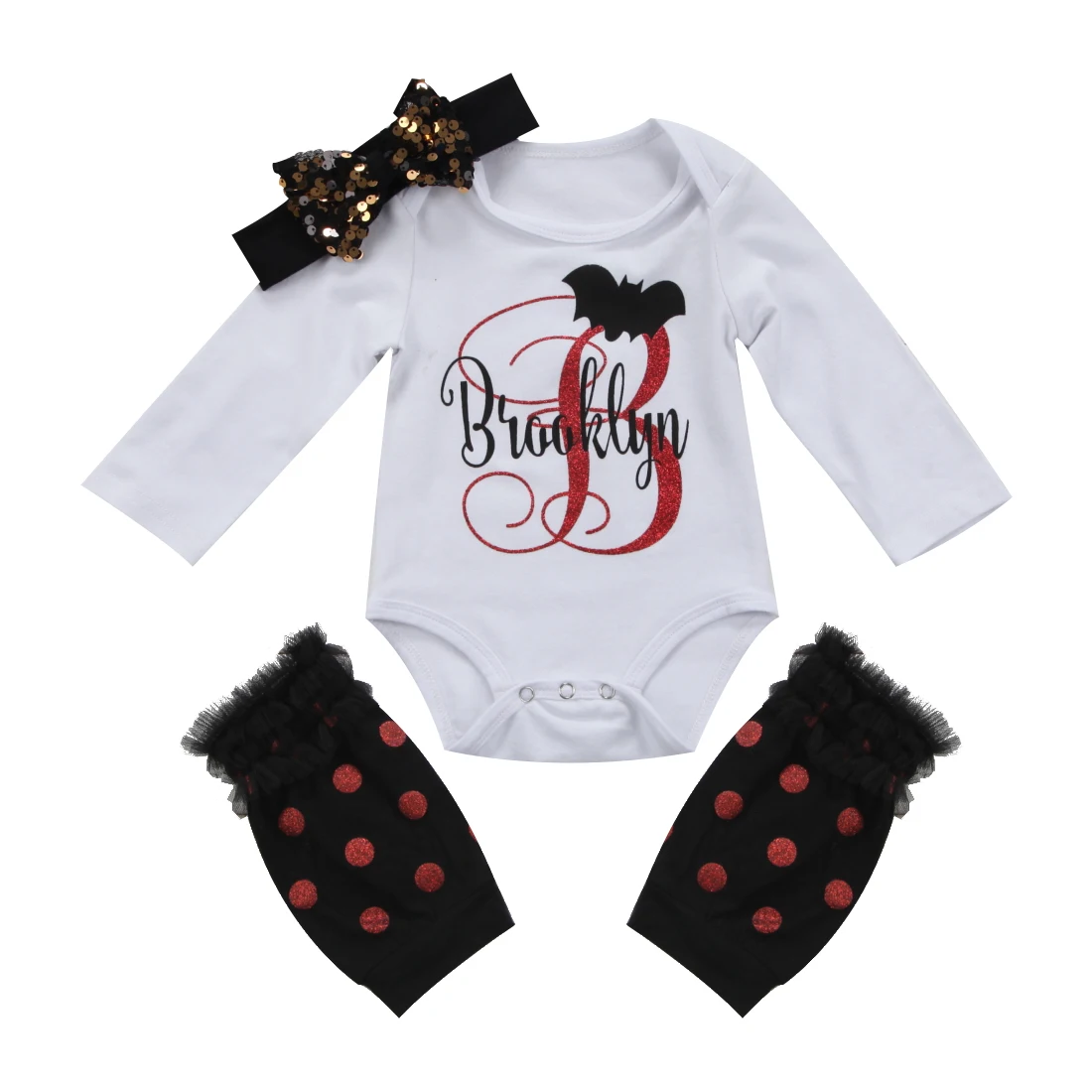 NEWBABY 2017 Newest Hot 3PCS Infant Baby Girls Outfit Jumpsuit Bodysuits+Leggings+Headband Halloween Warmers Set Age 0-18M
NEWBABY 2017 Newest Hot 3PCS Infant Baby Girls Outfit Jumpsuit Bodysuits+Leggings+Headband Halloween Warmers Set Age 0-18M