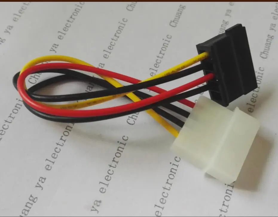 computer power supply big 4P/D female to SATA female Conversion cable extension cord length:17cm
computer power supply big 4P/D female to SATA female Conversion cable extension cord length:17cm