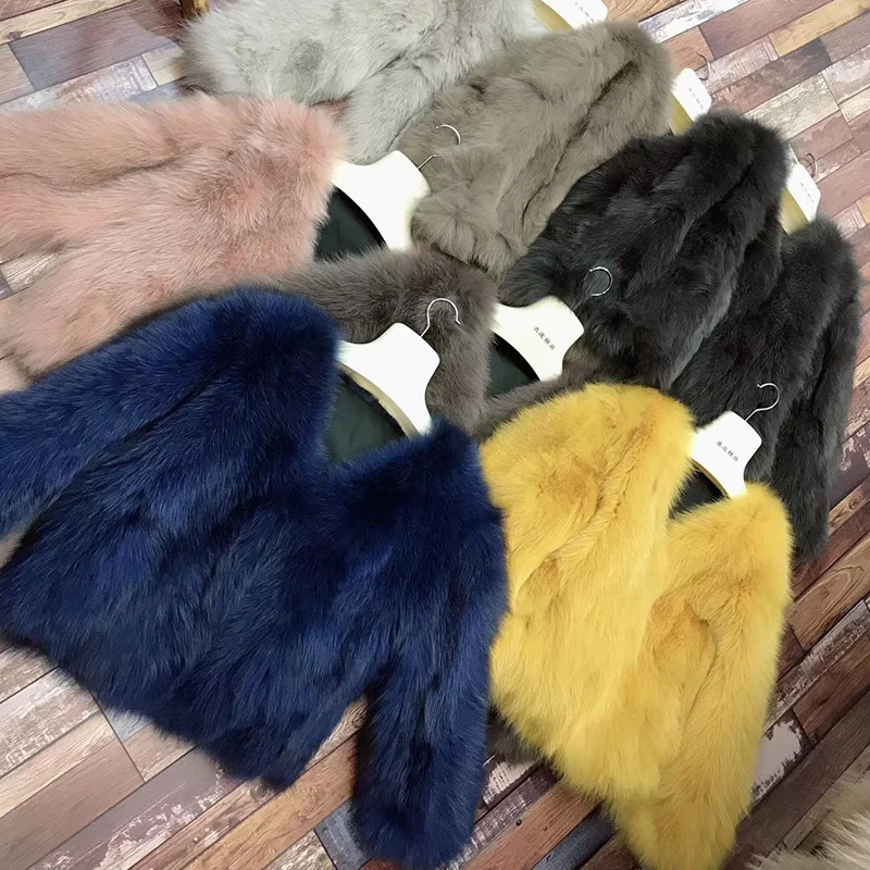 rf0185 Women's Real Fox Fur Coat Long Sleeve Natural Fur Jacket Whole Leather Fur Coat
rf0185 Women's Real Fox Fur Coat Long Sleeve Natural Fur Jacket Whole Leather Fur Coat