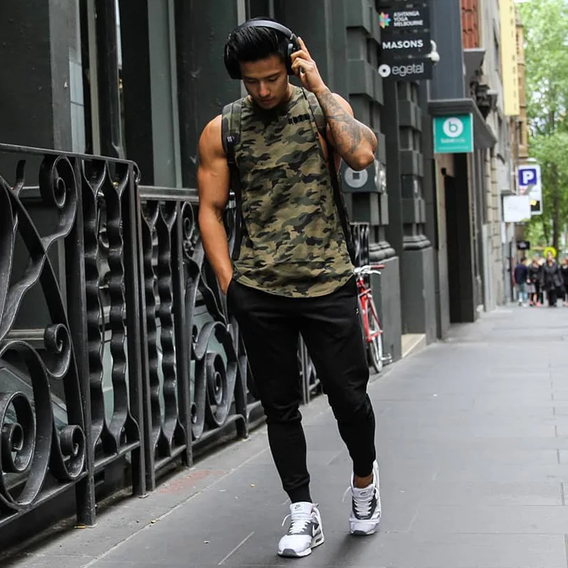 Dr Muscle summer new critical speed shirt men camouflage quick-drying vest coat running for fitness training
Dr Muscle summer new critical speed shirt men camouflage quick-drying vest coat running for fitness training