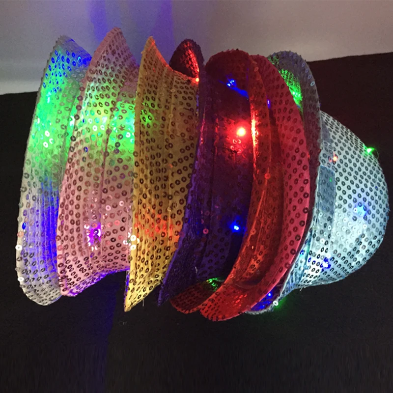 Neon Party Glow Dance Colorful Gorgeous Flash Jazz Hat Stage Props Denim Sequins Hat Activity Performance Concert Glow In Dark
Neon Party Glow Dance Colorful Gorgeous Flash Jazz Hat Stage Props Denim Sequins Hat Activity Performance Concert Glow In Dark