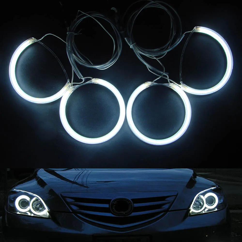 Auto Light System CCFL Angel Eyes Halo Light for Mazda 3 2004 2005 2006 2007 2008 Angel Eyes Rings Kit