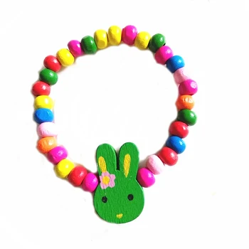 New Rainbow Color Wood Beads Bracelet Girl's Rabbit Bracelet Environmental Protection Gifts for Children's Day For Small Friend
New Rainbow Color Wood Beads Bracelet Girl's Rabbit Bracelet Environmental Protection Gifts for Children's Day For Small Friend