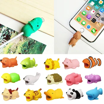 Cable Bite Protector for Iphone cable Winder Phone holder Accessory Organizer rabbit dog cat Animal doll model funny
Cable Bite Protector for Iphone cable Winder Phone holder Accessory Organizer rabbit dog cat Animal doll model funny