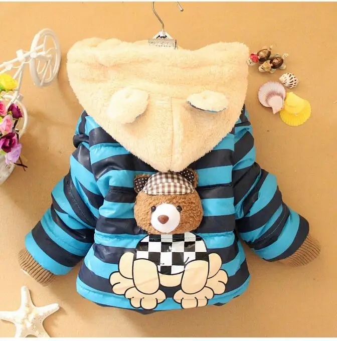New winter Bear baby Boys Jacket Casual Hooded Long Sleeve Kids Coats Cartoon Children jackets Warm Clothes For Age 2 -5 Y
New winter Bear baby Boys Jacket Casual Hooded Long Sleeve Kids Coats Cartoon Children jackets Warm Clothes For Age 2 -5 Y