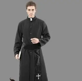 Free shipping,Adult Pastor Priest Monk Robe Costume Suit Godfather Missionary Priest Serving Priest Serving Halloween Clothing
Free shipping,Adult Pastor Priest Monk Robe Costume Suit Godfather Missionary Priest Serving Priest Serving Halloween Clothing