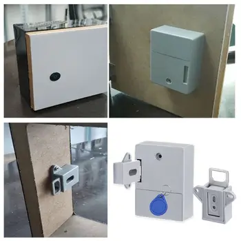 IC Card Sensor Digital RFID Drawer Card Lock DIY Electronic Cabinet Lock, Battery RFID Card Invisible Hidden Drawer Locker Lock
IC Card Sensor Digital RFID Drawer Card Lock DIY Electronic Cabinet Lock, Battery RFID Card Invisible Hidden Drawer Locker Lock