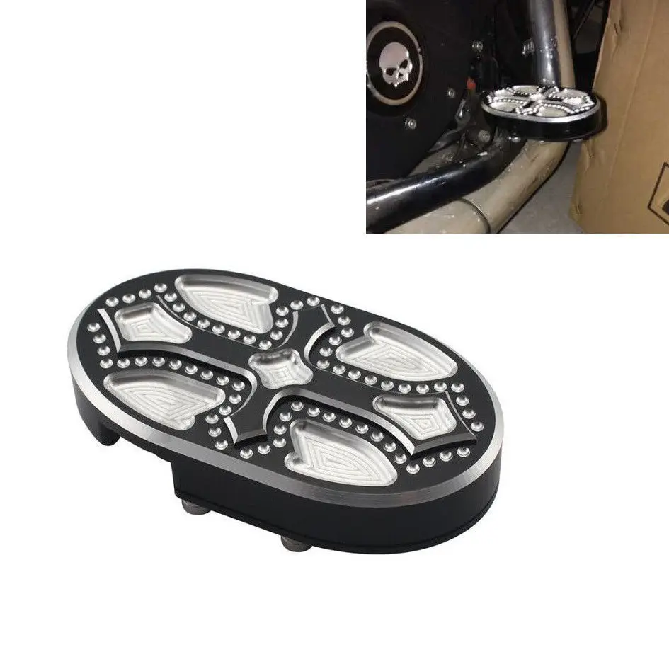 Black Edge Cut Brake Pedal Pad Cover For Harley Dyna Sportster 1200 883 Softail V-Rod
Black Edge Cut Brake Pedal Pad Cover For Harley Dyna Sportster 1200 883 Softail V-Rod