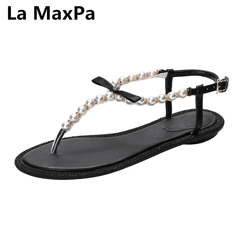 Spring Summer New Women Shoes Fashion Party Butterfly Knot Pinch Toe Water Drill Flat Bottom Sandals Pearl Button Beach Shoes
Spring Summer New Women Shoes Fashion Party Butterfly Knot Pinch Toe Water Drill Flat Bottom Sandals Pearl Button Beach Shoes