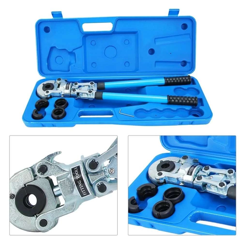 16-32mm Punching Crimping Pliers TH Type Contour for Compound Aluminum Pipe Fittings/PEX PE-X Crimping Plier+Calibrator Tools
16-32mm Punching Crimping Pliers TH Type Contour for Compound Aluminum Pipe Fittings/PEX PE-X Crimping Plier+Calibrator Tools