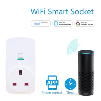 AU/US/EU Plug Smart Wifi Plug LED Light Display Max250V Google Home Accept Alexa Control Smart Socket Drop Shipping 45
AU/US/EU Plug Smart Wifi Plug LED Light Display Max250V Google Home Accept Alexa Control Smart Socket Drop Shipping 45