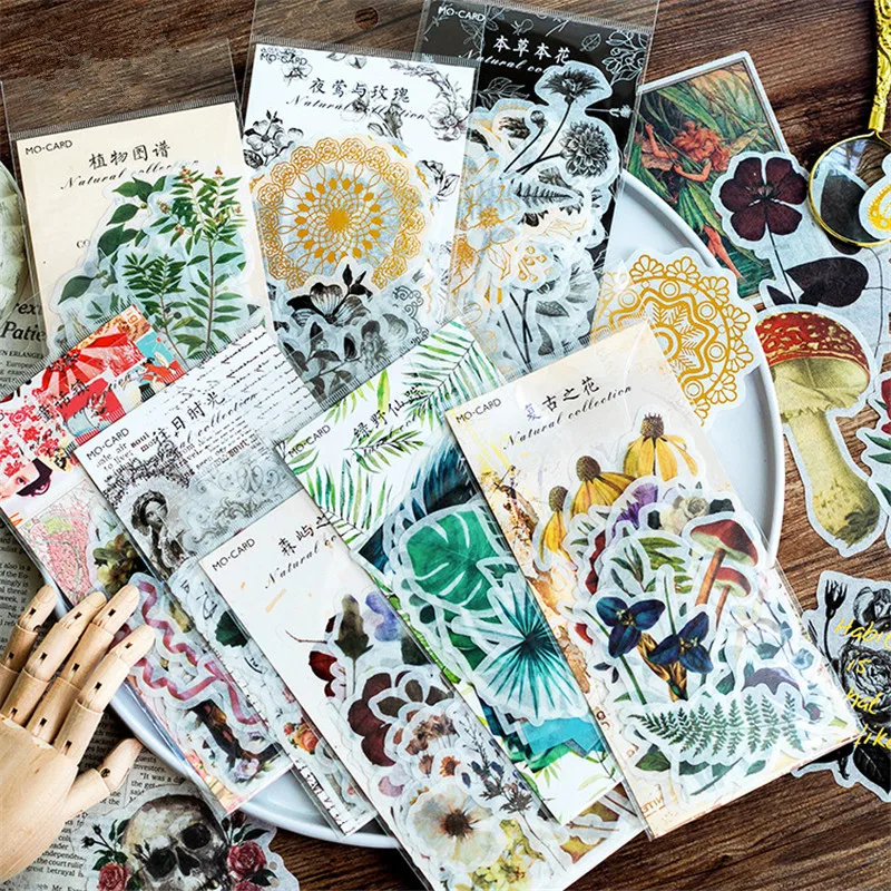 60 Pcs/bag Retro Bronzing Flowers Paper Stickers Decorative Scrapbooking Diary DIY Label Stick School Stationery Supplies 06486
60 Pcs/bag Retro Bronzing Flowers Paper Stickers Decorative Scrapbooking Diary DIY Label Stick School Stationery Supplies 06486