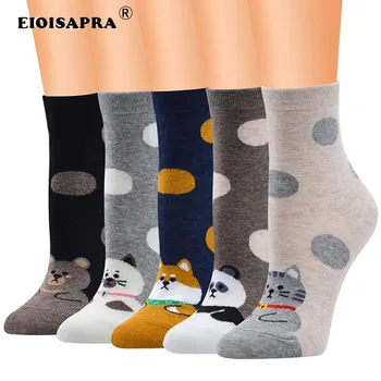 Korean Style Women Socks New Product 85% Cotton Harajuku Cute Animals Cat Panda Cartoon Casual Breathable Socks Women
Korean Style Women Socks New Product 85% Cotton Harajuku Cute Animals Cat Panda Cartoon Casual Breathable Socks Women