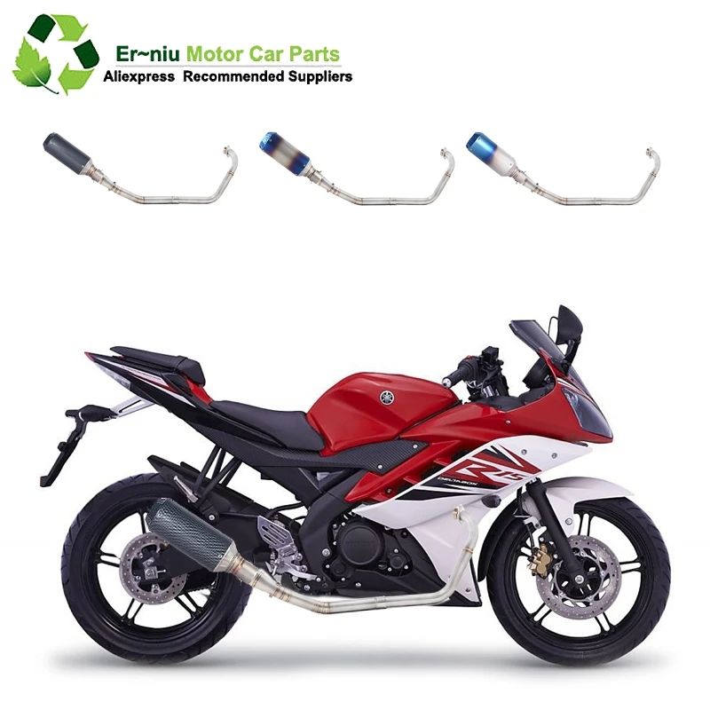 R15 YZF-R15 MT15 Motorcycle Full System Exhaust Muffler Escape Modified Link Pipe Slip-On For yamaha R15 2008-2017
R15 YZF-R15 MT15 Motorcycle Full System Exhaust Muffler Escape Modified Link Pipe Slip-On For yamaha R15 2008-2017