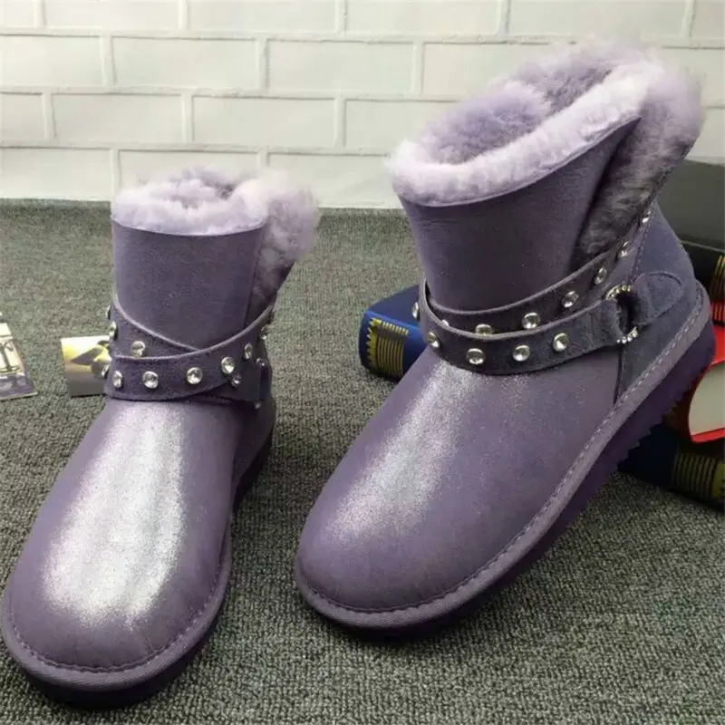 Top Quality 2023 New Arrival Natural Woman Boots Winter Warm Shoes Genuine Sheepskin Women's Snow Boots Warm Wool Ankle
Top Quality 2023 New Arrival Natural Woman Boots Winter Warm Shoes Genuine Sheepskin Women's Snow Boots Warm Wool Ankle
