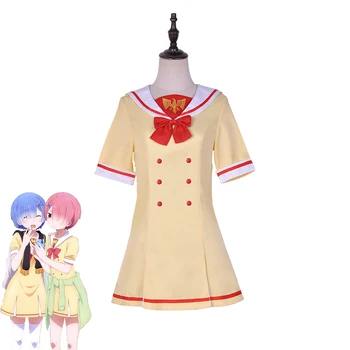 Anime Re:Life in a different world Rem Ram Cosplay Costumes Girls School Uniform Fancy Dress Halloween Outfit Custom Made
Anime Re:Life in a different world Rem Ram Cosplay Costumes Girls School Uniform Fancy Dress Halloween Outfit Custom Made