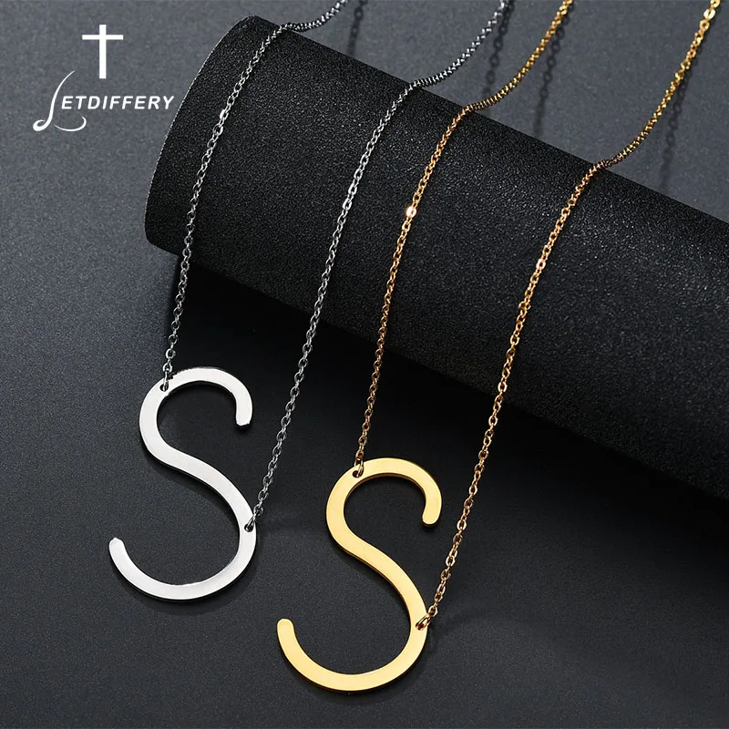 Letdiffery Gold Color 26 Letter Alphabet Pendant Necklace Combination Initial A-Z Custom Name Necklace Collier Femme Bijoux
Letdiffery Gold Color 26 Letter Alphabet Pendant Necklace Combination Initial A-Z Custom Name Necklace Collier Femme Bijoux