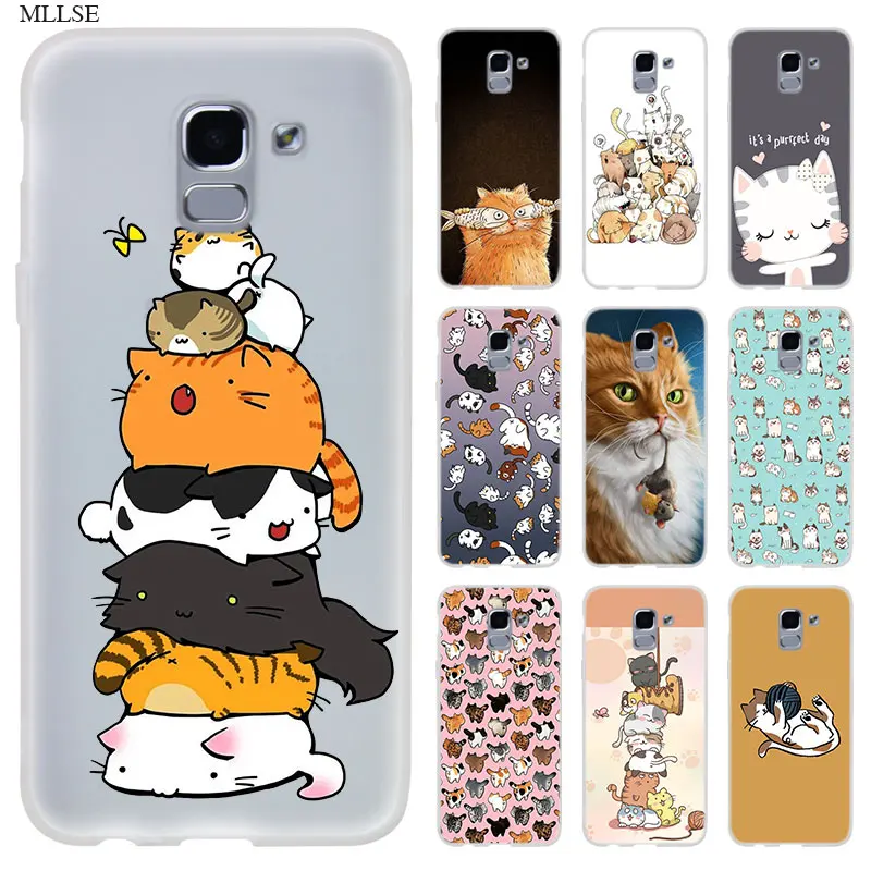 Cute cartoon cat Case for Samsung J8 J4 J6 Plus 2018 J5 J3 J7 2017 EU 2016 Prime Silicone Phone Coque Cover Fundas Capa Fashion
Cute cartoon cat Case for Samsung J8 J4 J6 Plus 2018 J5 J3 J7 2017 EU 2016 Prime Silicone Phone Coque Cover Fundas Capa Fashion