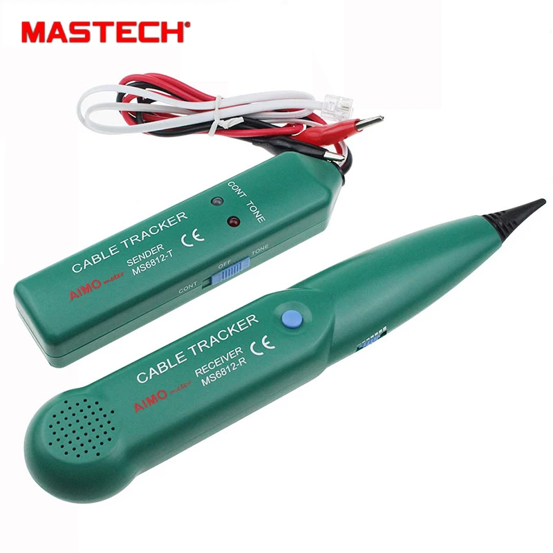 MS6812 Telephone Wire Tracker LAN Network Cable Tester For UTP STP Cat5 Cat6 RJ45 RJ11 Line Finding Testing
MS6812 Telephone Wire Tracker LAN Network Cable Tester For UTP STP Cat5 Cat6 RJ45 RJ11 Line Finding Testing
