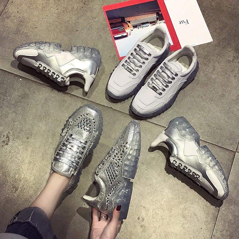 2019 Spring Women Sneakers low Heel Crystal Rhinestone Shoes For Female Lace-Up Shoes comfortable Ladies Walk Shoes buty damskie
2019 Spring Women Sneakers low Heel Crystal Rhinestone Shoes For Female Lace-Up Shoes comfortable Ladies Walk Shoes buty damskie