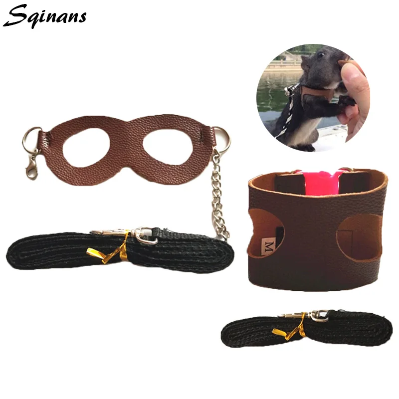 Sqinans Small Pet Squirrel Vest Harnesses Anti-bite Traction Rope Leather Hamster Ferret Guinea Pig Chest Strap Walking Rope
Sqinans Small Pet Squirrel Vest Harnesses Anti-bite Traction Rope Leather Hamster Ferret Guinea Pig Chest Strap Walking Rope