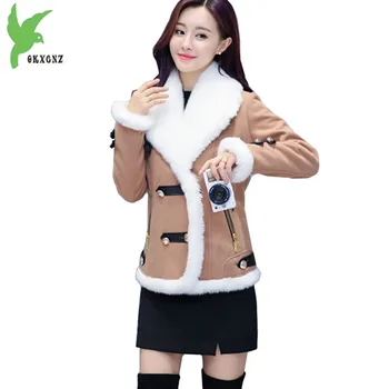 New Autumn Winter Women Short Style Flocking Cotton Jacket Coats lambswool Thick Warm Parkas Fashion Slim Outerwear OKXGNZ A1277
New Autumn Winter Women Short Style Flocking Cotton Jacket Coats lambswool Thick Warm Parkas Fashion Slim Outerwear OKXGNZ A1277