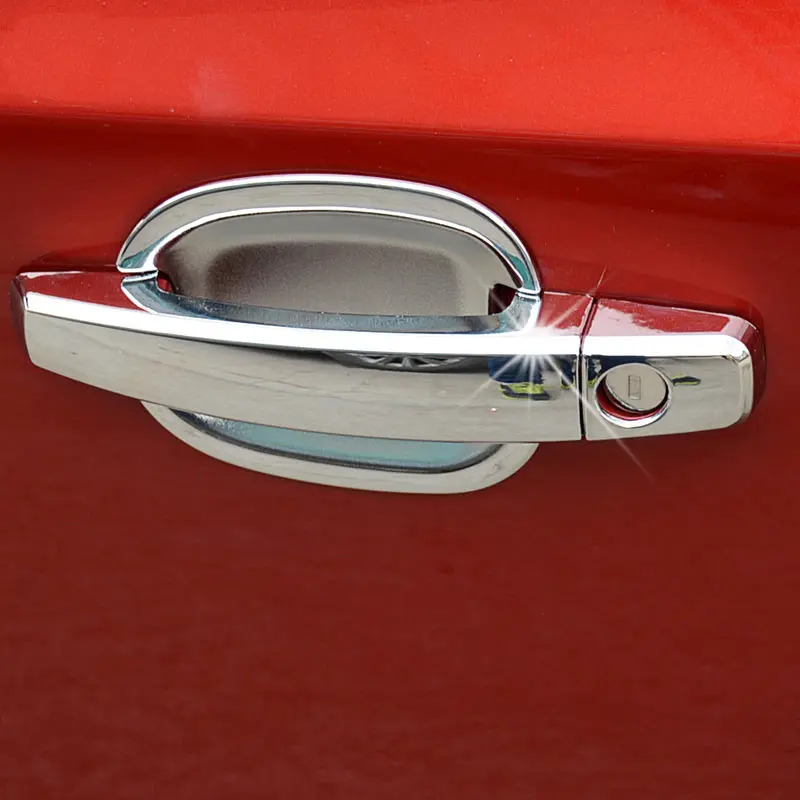 CAR EXTERIOR DOOR HANDLES COVERS STICKER FOR 2007-2013 NISSAN QASHQAI J10 DUALIS QASHQAI+2 ACCESSORIES ABS CHROME CAR-STYLING
CAR EXTERIOR DOOR HANDLES COVERS STICKER FOR 2007-2013 NISSAN QASHQAI J10 DUALIS QASHQAI+2 ACCESSORIES ABS CHROME CAR-STYLING