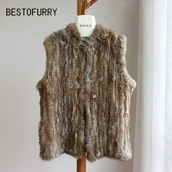 Vintage Women Real Rabbit Fur Knitted Vest Women's Vests Knit Vests Gilets Woman Waistcoat Coat FRV0025 
Vintage Women Real Rabbit Fur Knitted Vest Women's Vests Knit Vests Gilets Woman Waistcoat Coat FRV0025