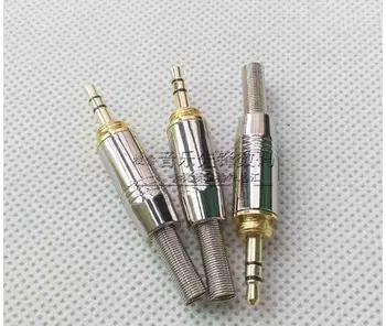 4pcs Special 3.5 stereo front thread lock earphone assembly plug Pure copper gold plated lock 3.5 third level plug
4pcs Special 3.5 stereo front thread lock earphone assembly plug Pure copper gold plated lock 3.5 third level plug