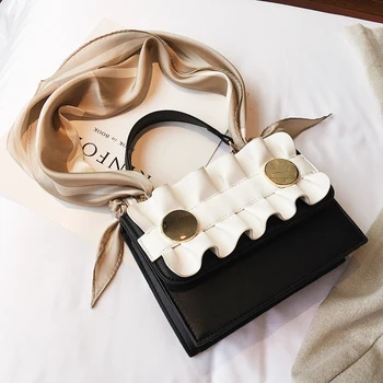 New Scarf Small Bag 2018 New Korean Version of The Wild Messenger Shoulder Single Lotus Leaf Handbag Small Square Bag
New Scarf Small Bag 2018 New Korean Version of The Wild Messenger Shoulder Single Lotus Leaf Handbag Small Square Bag