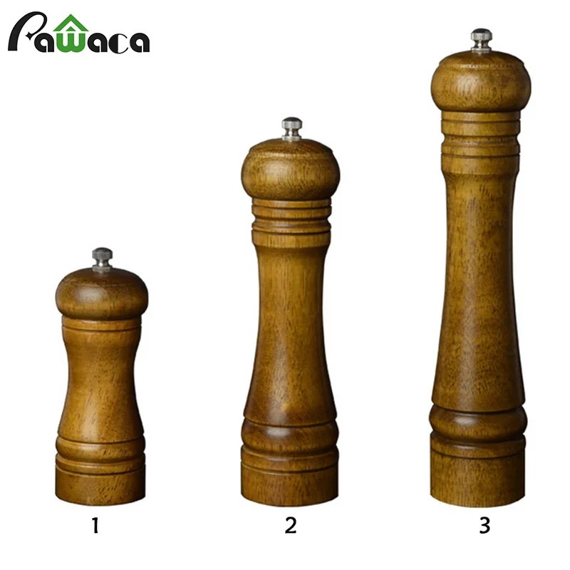 Wooden Salt And Pepper Mill Tool Spice Salt and Pepper Grinder Manual Grinder With Ceramic Hand Movement Kitchen Accessories
Wooden Salt And Pepper Mill Tool Spice Salt and Pepper Grinder Manual Grinder With Ceramic Hand Movement Kitchen Accessories