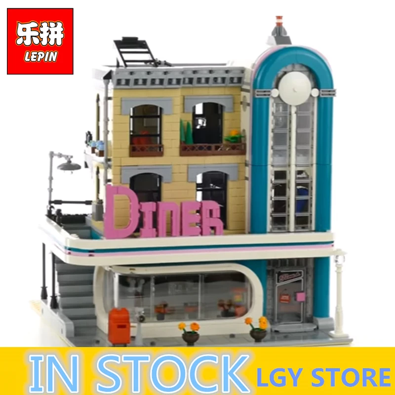 lepin 15037 streetview downtown diner with 10260 restaurant model building kits blocks bricks funny toys for Children gifts
lepin 15037 streetview downtown diner with 10260 restaurant model building kits blocks bricks funny toys for Children gifts