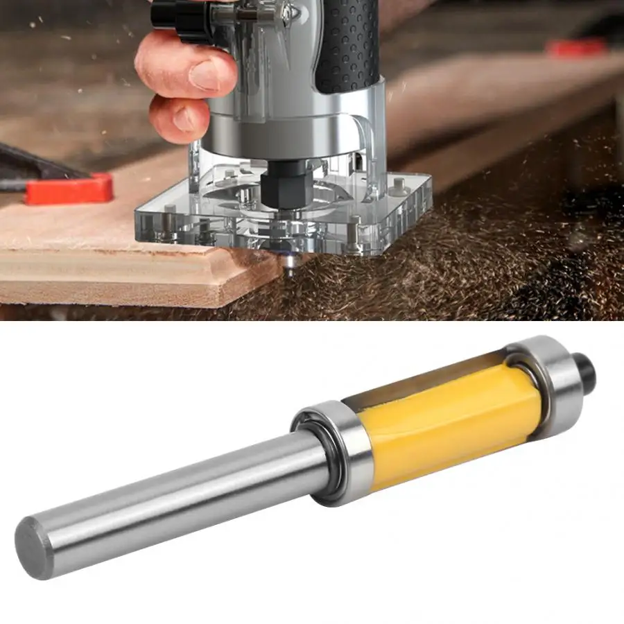8mm Shank Pattern Flush Trim Router Bit Double Bearing Woodworking Milling Cutter Tool Double Bearing Router Bit
8mm Shank Pattern Flush Trim Router Bit Double Bearing Woodworking Milling Cutter Tool Double Bearing Router Bit