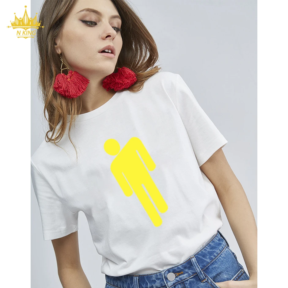 2019 NEW Billie Eilish Trend Fans Women T-Shirt Breathable Plus Size Women's Tshirt Harajuku Summer Hot Girl Women Tops 4XL Tees
2019 NEW Billie Eilish Trend Fans Women T-Shirt Breathable Plus Size Women's Tshirt Harajuku Summer Hot Girl Women Tops 4XL Tees