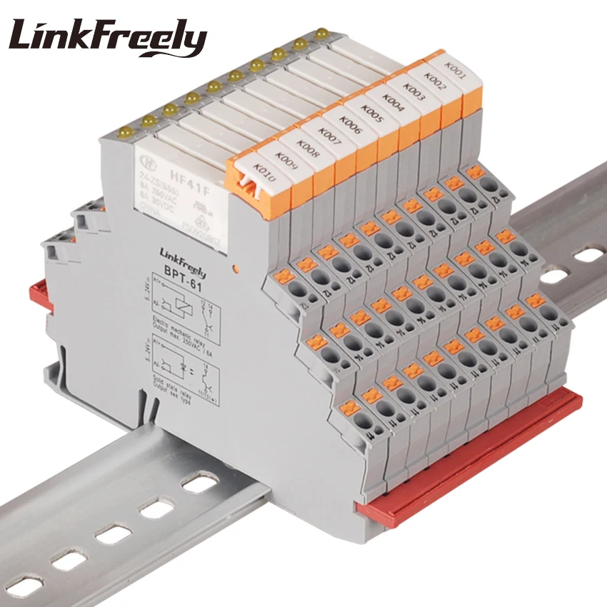 BPT-61 HF41F 24-ZS 10pcs Auto Plug-in Spring Din Rail Relay 24V In 6A 250VAC/30VDC Out Electronic Voltage Relay Module & Board
BPT-61 HF41F 24-ZS 10pcs Auto Plug-in Spring Din Rail Relay 24V In 6A 250VAC/30VDC Out Electronic Voltage Relay Module & Board