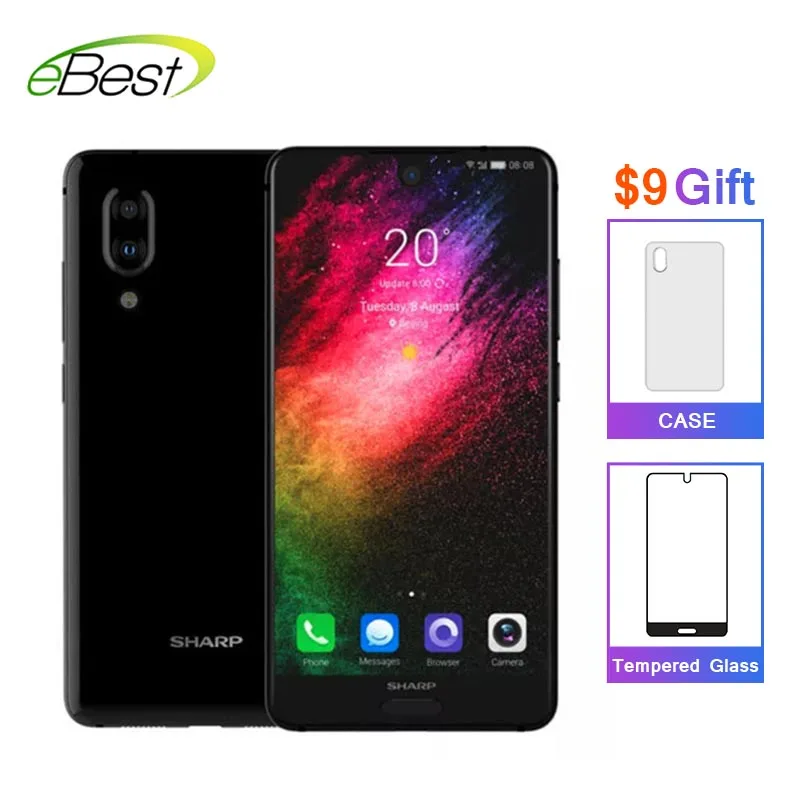 SHARP AQUOS S2 C10 Mobile Phone 5.5” FHD+ Android 8.0 4GB 64GB Snapdragon 630 Octa Core 2700 mAh Face ID 4G NFC Smartphone
SHARP AQUOS S2 C10 Mobile Phone 5.5” FHD+ Android 8.0 4GB 64GB Snapdragon 630 Octa Core 2700 mAh Face ID 4G NFC Smartphone