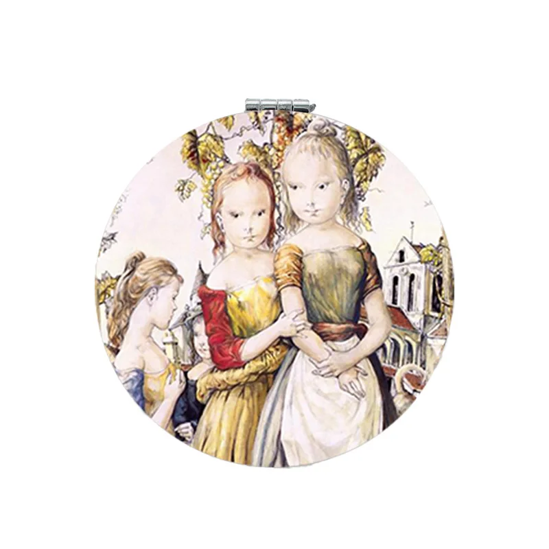 JWEIJIAO Hand in hand sister best gift make up mirror 2019 new 1X/2X Magnifying fairy Hand Mirror Round and leather ST92
JWEIJIAO Hand in hand sister best gift make up mirror 2019 new 1X/2X Magnifying fairy Hand Mirror Round and leather ST92