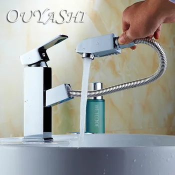 OUYASHI bathroom basin faucet water tap sink mixer tap pull out chrome single handle single hole classic
OUYASHI bathroom basin faucet water tap sink mixer tap pull out chrome single handle single hole classic